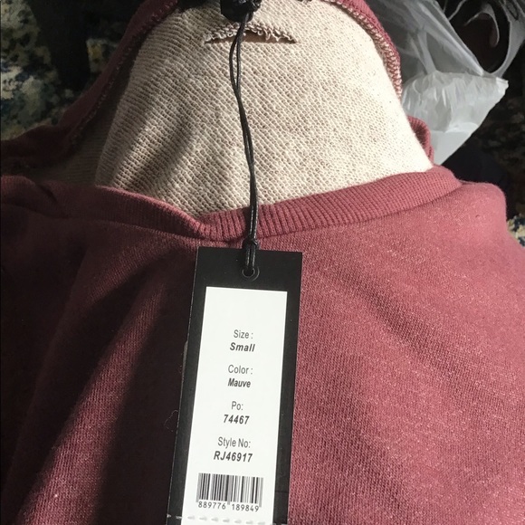 Romeo & Juliet Couture Distressed Sweatshirt (NWT) - Picture 3 of 7